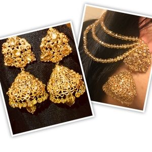 jeweled earrings